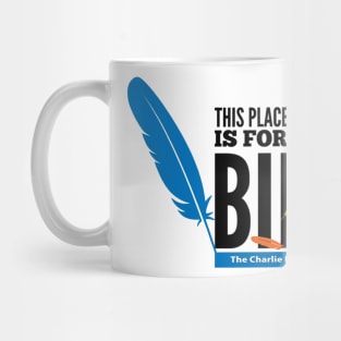 CB for the birds - black type Mug